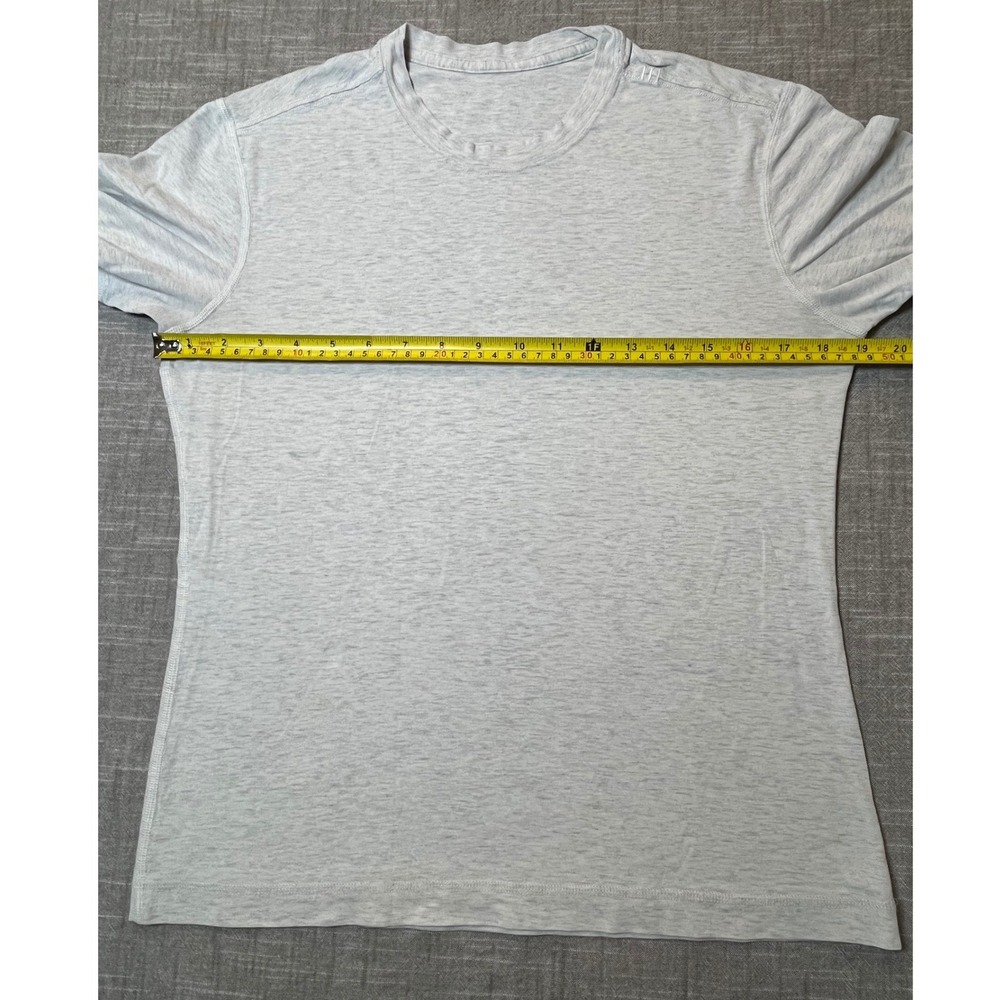 Lululemon Mens Short Sleeve Shirt 2 Pack Grey and White Heather Small - Picture 5 of 12